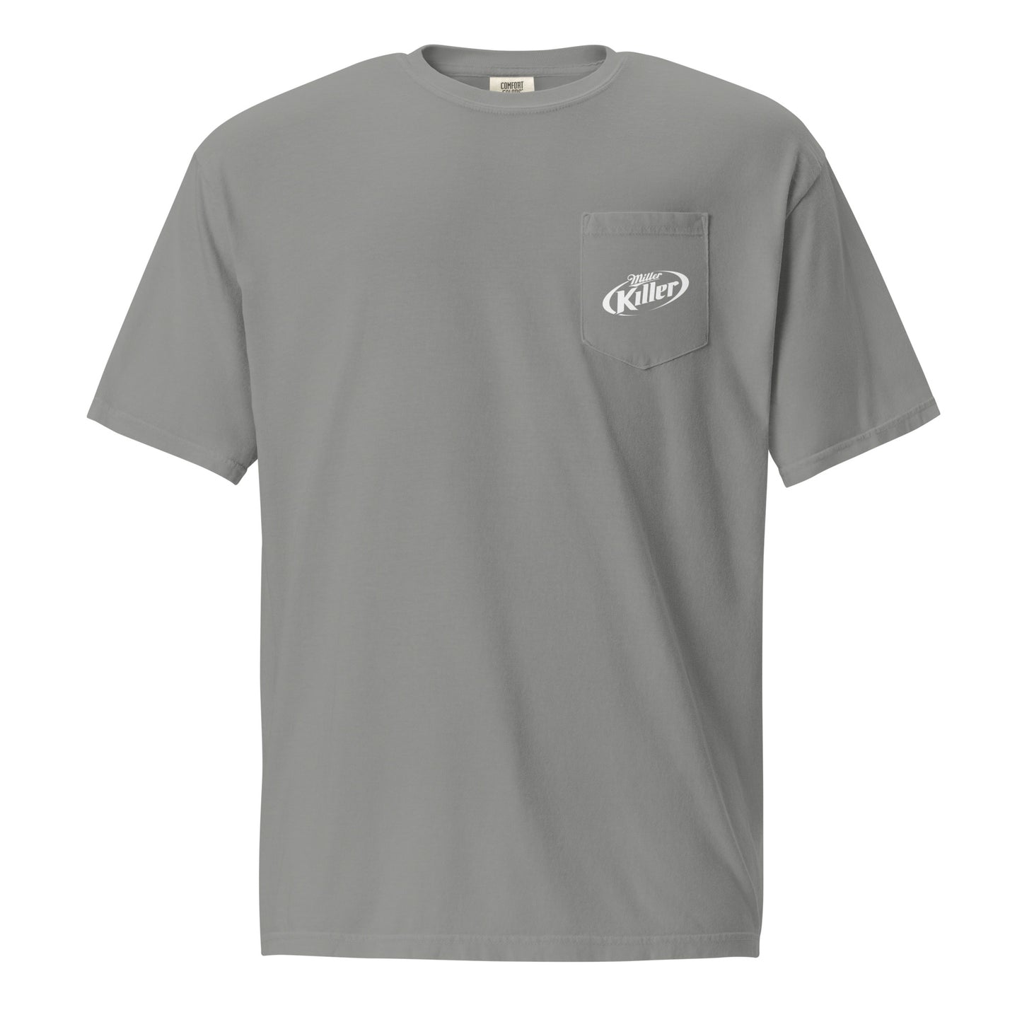 Miller Killer Grey Comfort Colors Pocket Tee